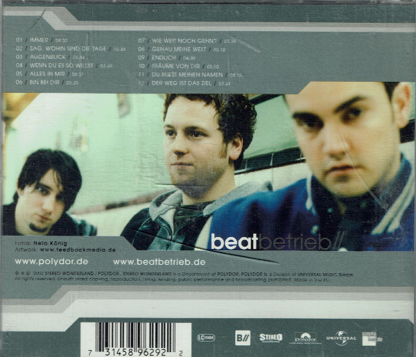Cover zu Beatbetrieb// - Immer | CD | 2002 Schallplatten Ankauf