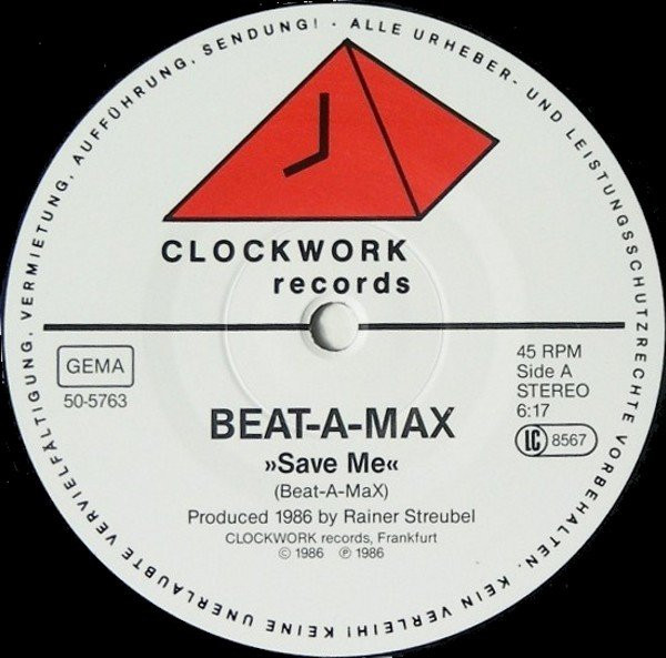Cover zu Beat-A-Max - Save Me | Vinyl | 1986 Schallplatten Ankauf