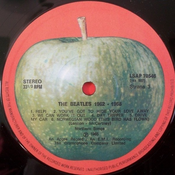 Cover zu The Beatles - 1962-1966 | Vinyl | 1987