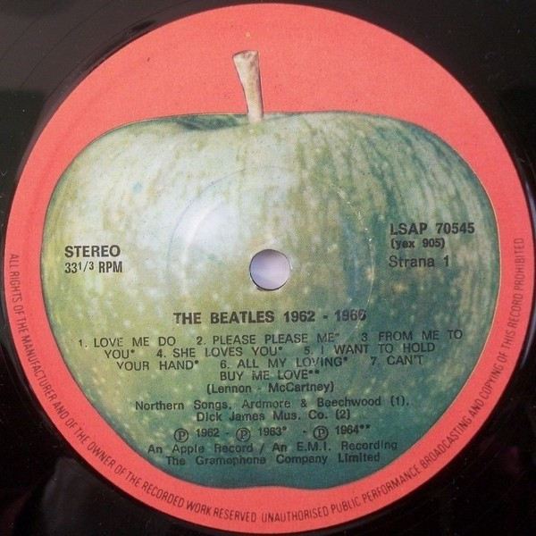 Cover zu The Beatles - 1962-1966 | Vinyl | 1987