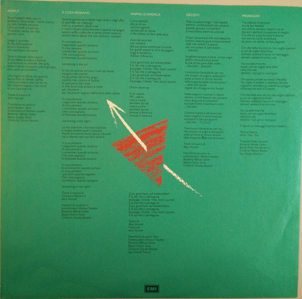 Cover zu Alice (4) - Azimut | 1982 | Vinyl, LP, Album, Stereo | Rock | Europe Schallplatten Ankauf