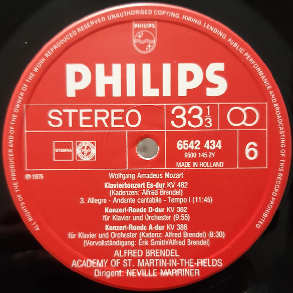 Cover zu Alfred Brendel, Wolfgang Amadeus Mozart, The Academy Of St. Martin-in-the-Fields, Sir Neville Marriner - 13 Klavierkonzerte = Piano Concertos = Concertos Pour Piano | 1979 | Classical