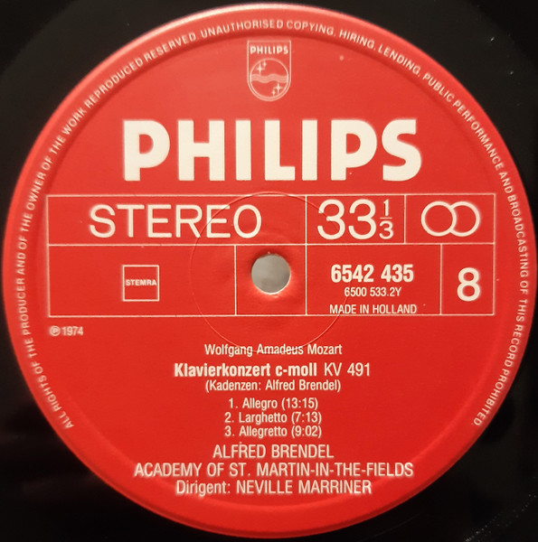 Cover zu Alfred Brendel, Wolfgang Amadeus Mozart, The Academy Of St. Martin-in-the-Fields, Sir Neville Marriner - 13 Klavierkonzerte = Piano Concertos = Concertos Pour Piano | 1979 | Classical