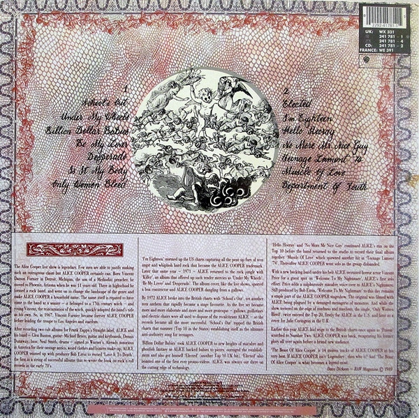 Cover zu Alice Cooper - The Beast Of Alice Cooper | 1989 | Vinyl, LP, Album, Compilation, Comp | Rock | UK & Europe