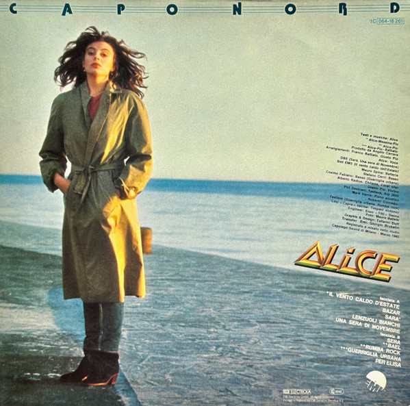 Cover zu Alice (4) - Capo Nord | 1981 | Vinyl, LP, Album, Stereo | Pop, Folk, World, & Country | Germany Schallplatten Ankauf