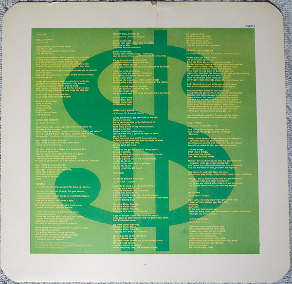 Cover zu Alice Cooper - Billion Dollar Babies | Vinyl, LP, Album, Reissue, Gat, RE | Rock | UK Schallplatten Ankauf
