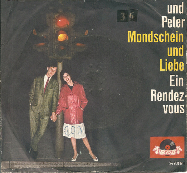 Cover zu Alice & Ellen Kessler Und Peter Kraus - Mondschein Und Liebe (Sweet Love) | 1960 | Vinyl, 45 RPM, 7