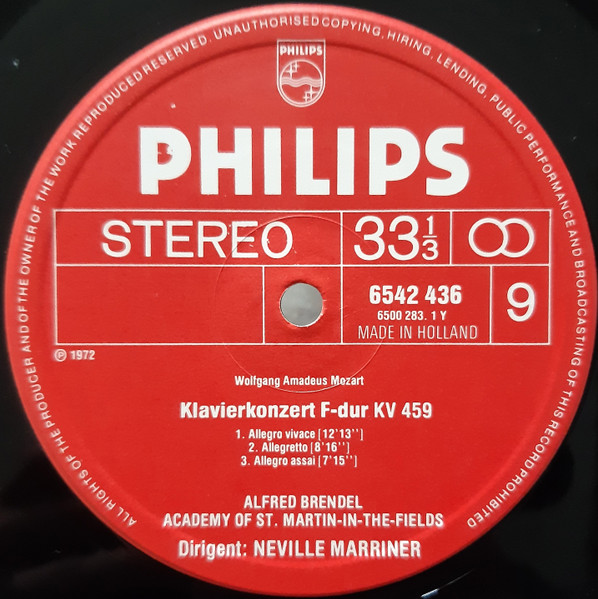 Cover zu Alfred Brendel, Wolfgang Amadeus Mozart, The Academy Of St. Martin-in-the-Fields, Sir Neville Marriner - 13 Klavierkonzerte = Piano Concertos = Concertos Pour Piano | 1979 | Classical