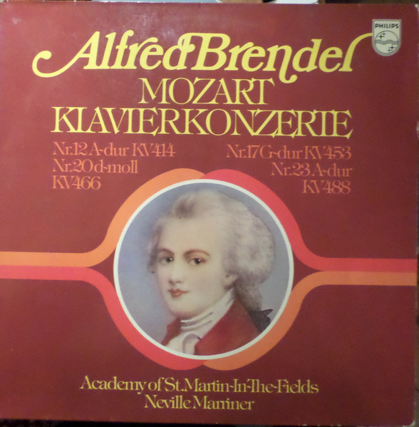 Cover zu Alfred Brendel, Wolfgang Amadeus Mozart - Klavierkonzerte | 1977 | Vinyl, LP, Compilation, 2xLP, Comp | Classical | Germany